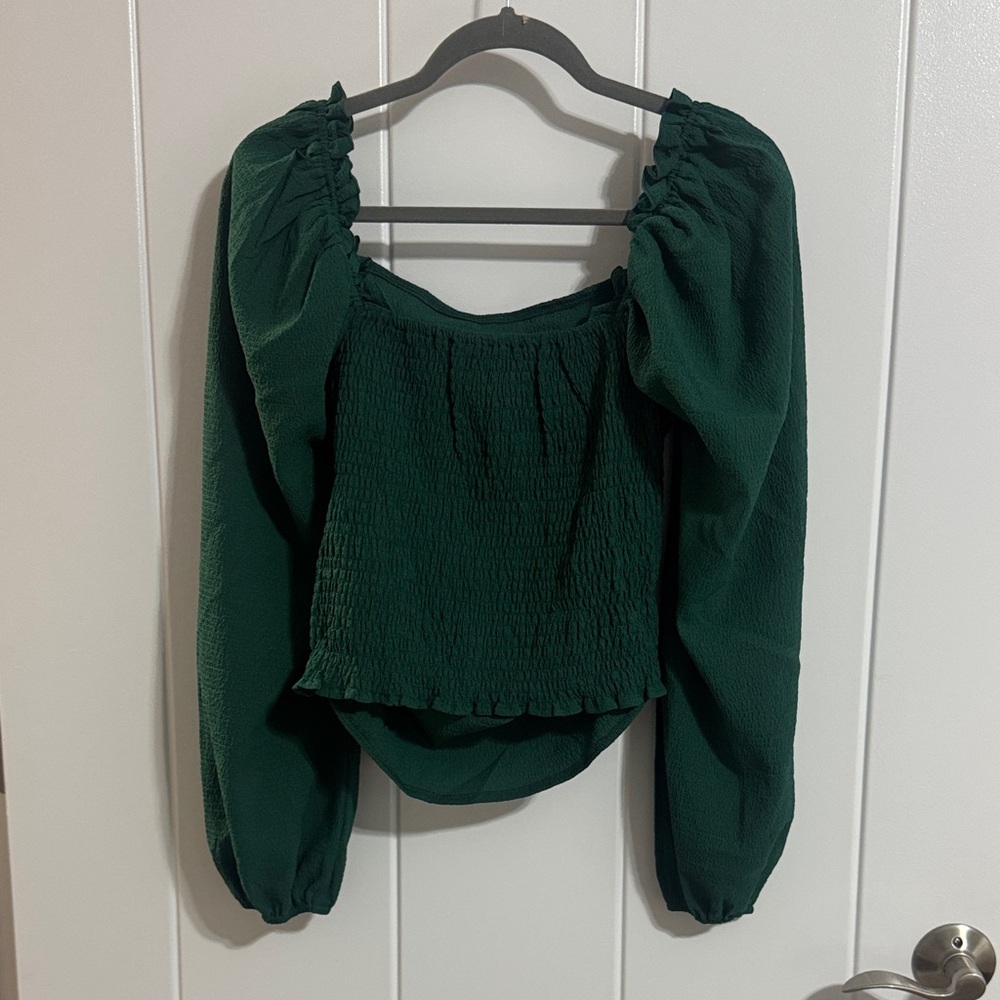 Elegant Green Women's Top